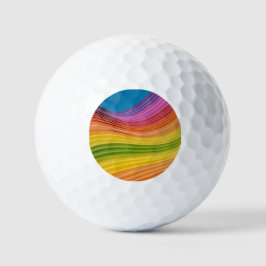 Pelotas De Golf Libertad con arco iris