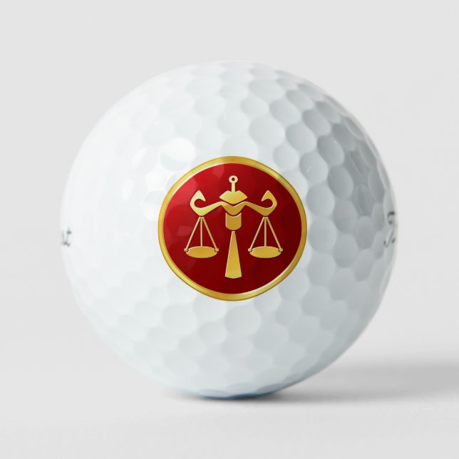 Pelotas De Golf Libra Scales (Anverso)