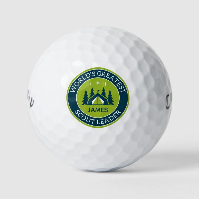 Pelotas De Golf Líder Scout Personalizado (Anverso)