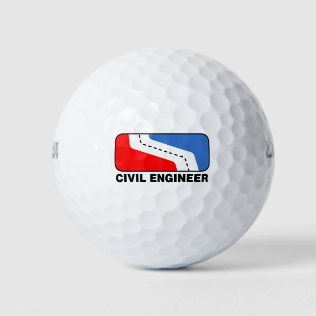 Pelotas De Golf Liga de Ingenieros Civiles (Anverso)