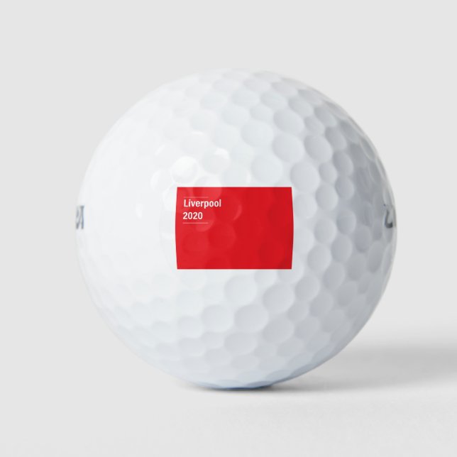Pelotas De Golf Liga Premier de Liverpool 2020 (Anverso)