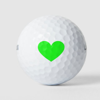 Pelotas De Golf Lime Heart