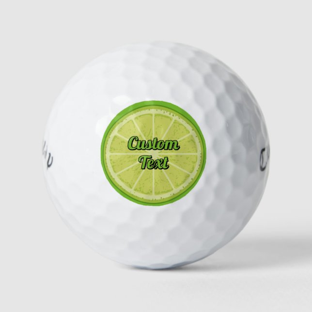 Pelotas De Golf Lime Slice (Anverso)