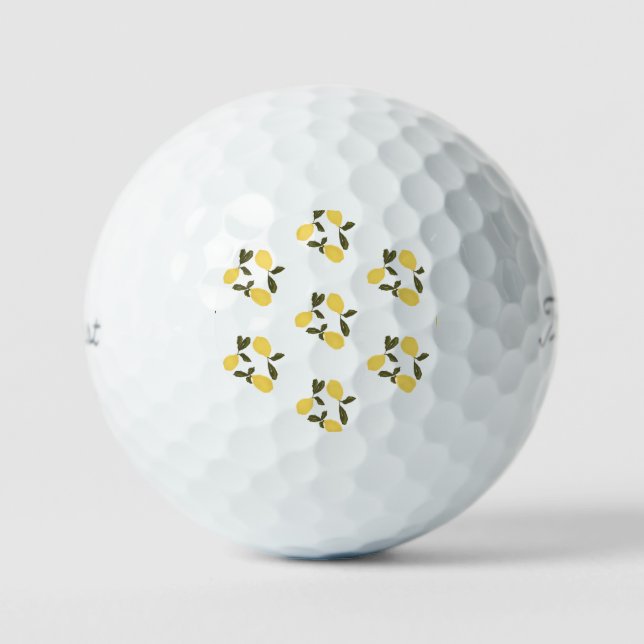 Pelotas De Golf Limón (Anverso)