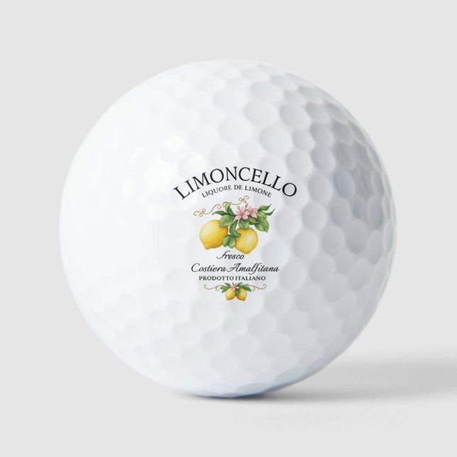 Pelotas De Golf Limoncello Italy Amalfi Coast (Anverso)