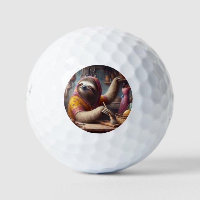 Pelotas De Golf Limpieza de eslogan de una cocina (Anverso)