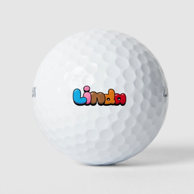 Pelotas De Golf Linda (Anverso)