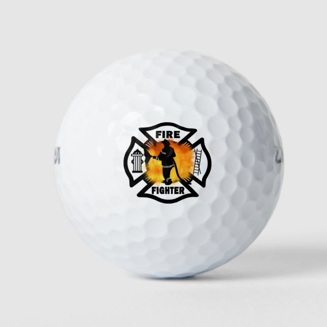 Pelotas De Golf Línea de control de incendios (Anverso)