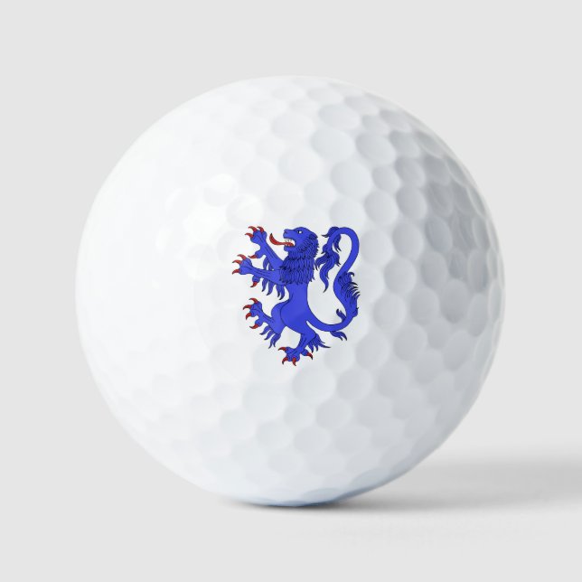 Pelotas De Golf Lion Rampant Azure (Anverso)