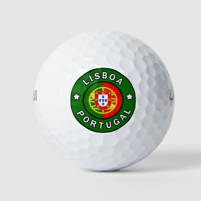 Pelotas De Golf Lisboa Portugal (Anverso)