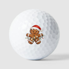 Pelotas De Golf Lit Up For Christmas! Gingerbread 