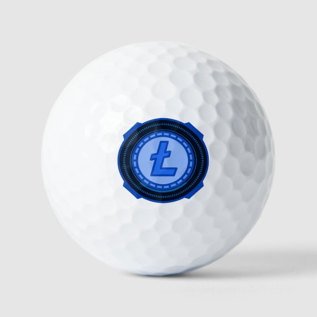 PELOTAS DE GOLF LITECOIN DE CRIPTOCURRENCIA (Anverso)