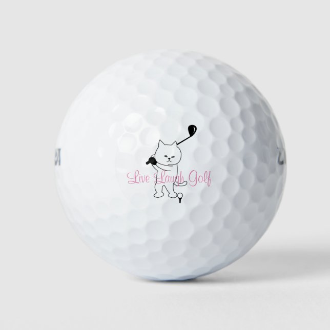 Pelotas De Golf Live Laugh Golf (Anverso)