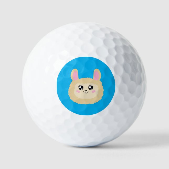Pelotas De Golf Llama (Anverso)