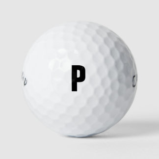Pelotas De Golf Llamada 'P'