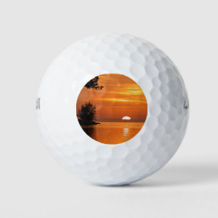 Pelotas De Golf Llave Oeste, puesta de sol en Florida