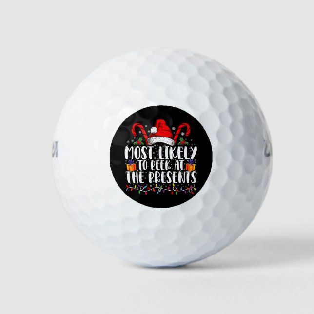 Pelotas De Golf Lo Más Probable Es Mirar Las Noches De La Familia  (Anverso)