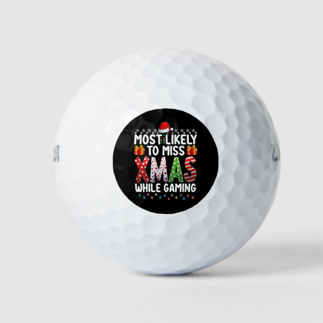 Pelotas De Golf Lo Más Probable Es Que Se Pierdan Las Navidades Mi (Anverso)
