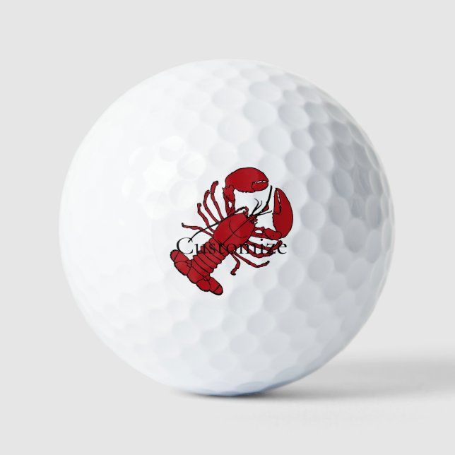 Pelotas De Golf Lobster de Red Maine Thunder_Cove (Anverso)