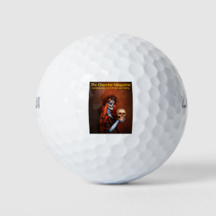 Pelotas De Golf Logo De La Revista De Cámara