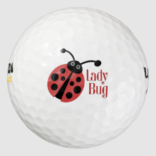 Pelotas De Golf Logo de Lady Bug Animal