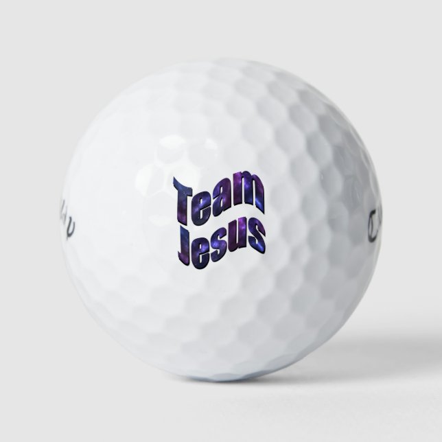 Pelotas De Golf Logo de Team Jesus, (Anverso)