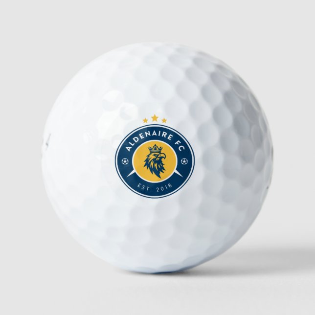 Pelotas De Golf Logo del Alodenaire FC - Emblema exclusivo de Rótu (Anverso)