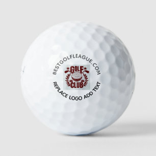 Pelotas De Golf Logo del Club de Golf de la Liga de Golf