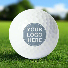 Pelotas De Golf Logo promocional de negocios Dusty Blue branding