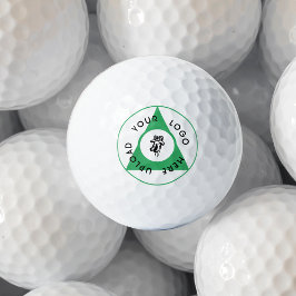 Pelotas De Golf Logotipo comercial de personalizado