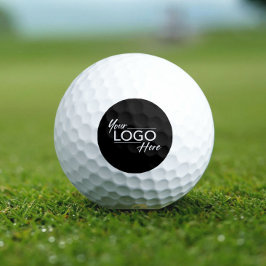 Pelotas De Golf Logotipo comercial moderno negro