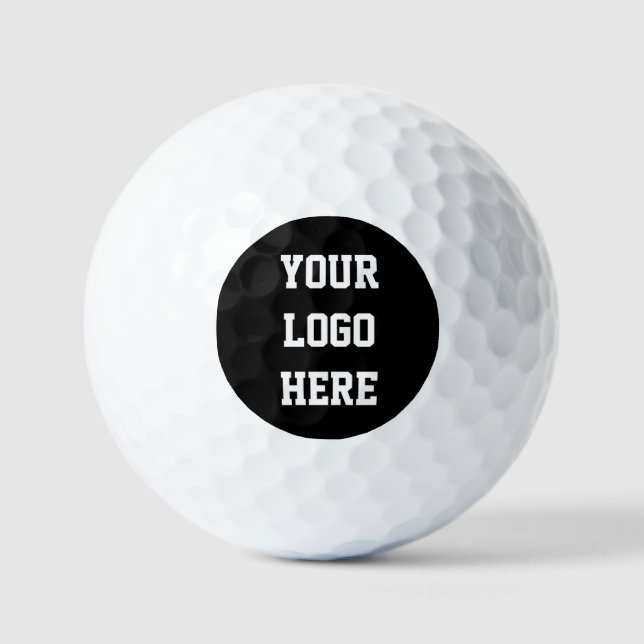 Pelotas De Golf Logotipo de Negocio Compañía moderna (Anverso)