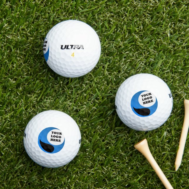 Pelotas De Golf Logotipo Personalizado (Césped in situ)