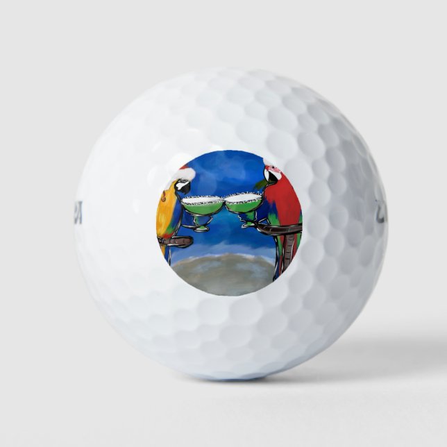 Pelotas De Golf Loro Santa (Anverso)