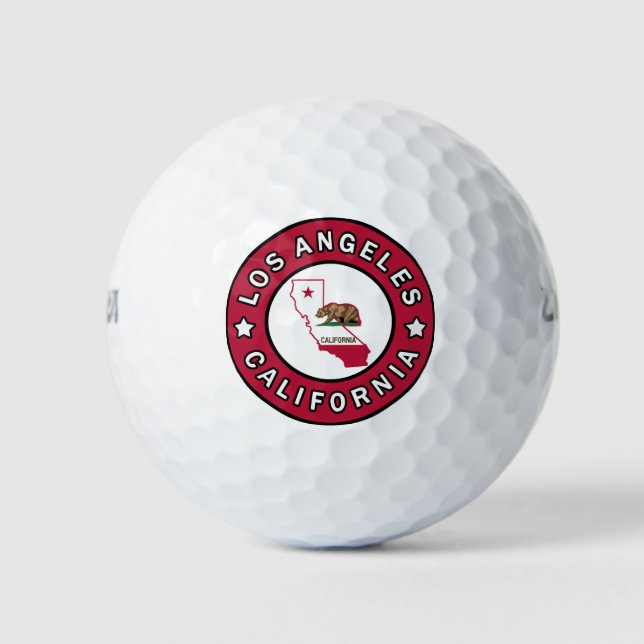 Pelotas De Golf Los Ángeles California (Anverso)