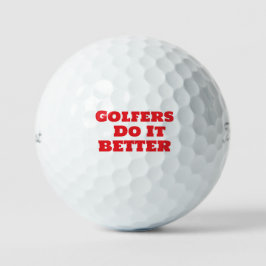 Pelotas De Golf Los golfistas lo hacen mejor