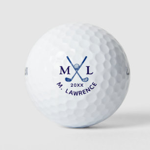 Pelotas De Golf Los Golfistas Personalizados Nombran Clubes Cruzad