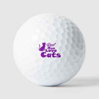 Pelotas De Golf Los hombres de verdad aman a los gatos – Regalos p