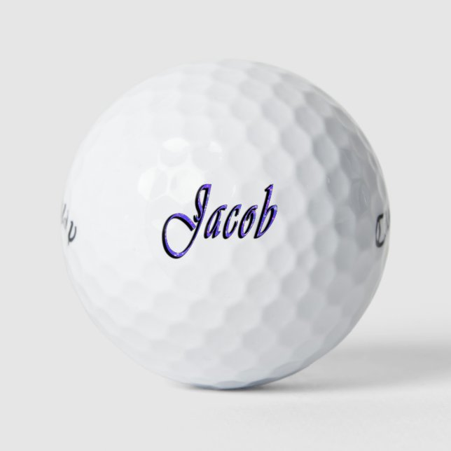 Pelotas De Golf Los Hombres Llamaron A Jacob, (Anverso)