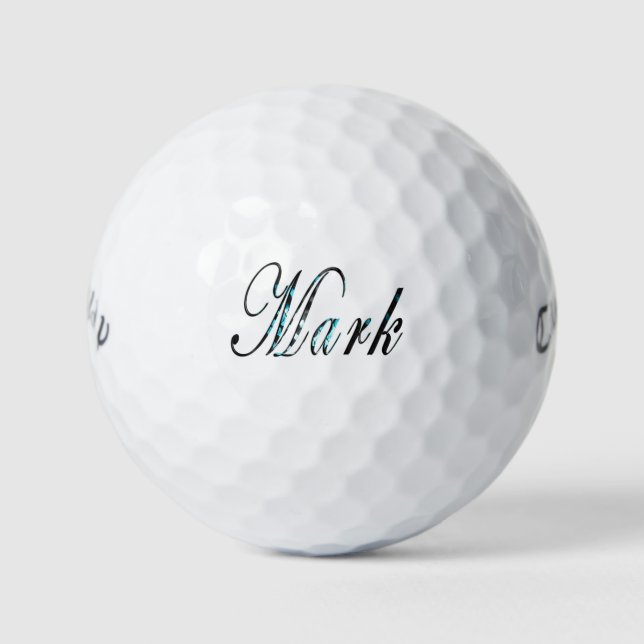 Pelotas De Golf Los Hombres Llamaron a Mark, (Anverso)