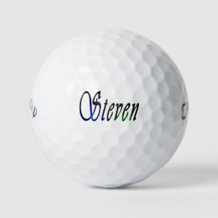 Pelotas De Golf Los Hombres Llamaron A Steven,