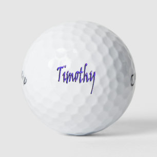 Pelotas De Golf Los Hombres Llamaron Timothy,
