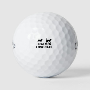 PELOTAS DE GOLF LOS HOMBRES REALES AMAN A LOS GATOS