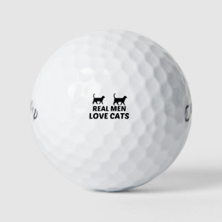 PELOTAS DE GOLF LOS HOMBRES REALES AMAN A LOS GATOS
