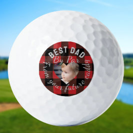 Pelotas De Golf Los mejores Personalizados de papá niños foto Red 