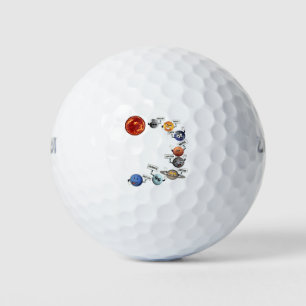 PELOTAS DE GOLF LOS PLANETAS EN NUESTRO SISTEMA SOLAR