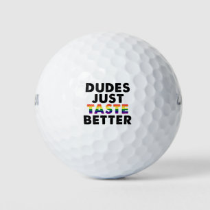 Pelotas De Golf Los Tipos Saben Mejor Regalo del Orgullo Gay Idea