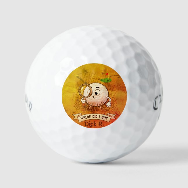 Pelotas De Golf Lost Golf Ball Gift - Funny Callaway Balls (Anverso)