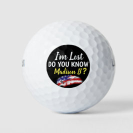 Pelotas De Golf Lost Golfer USA Funny