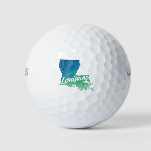 Pelotas De Golf Louisiana (Anverso)